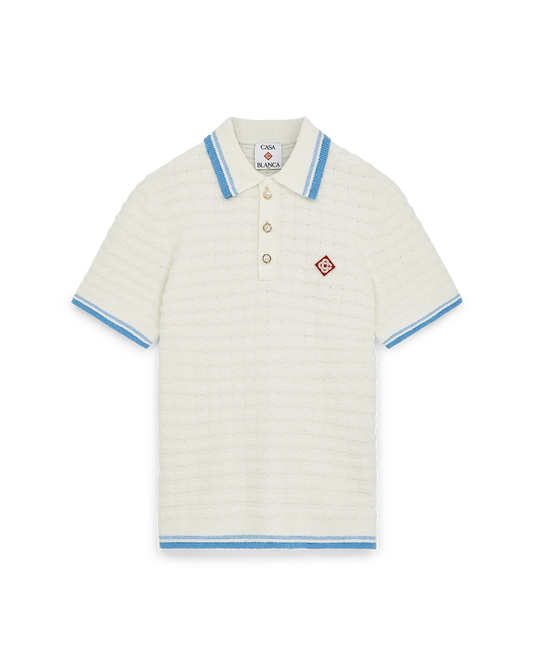Cotton Boucle Polo Shirt