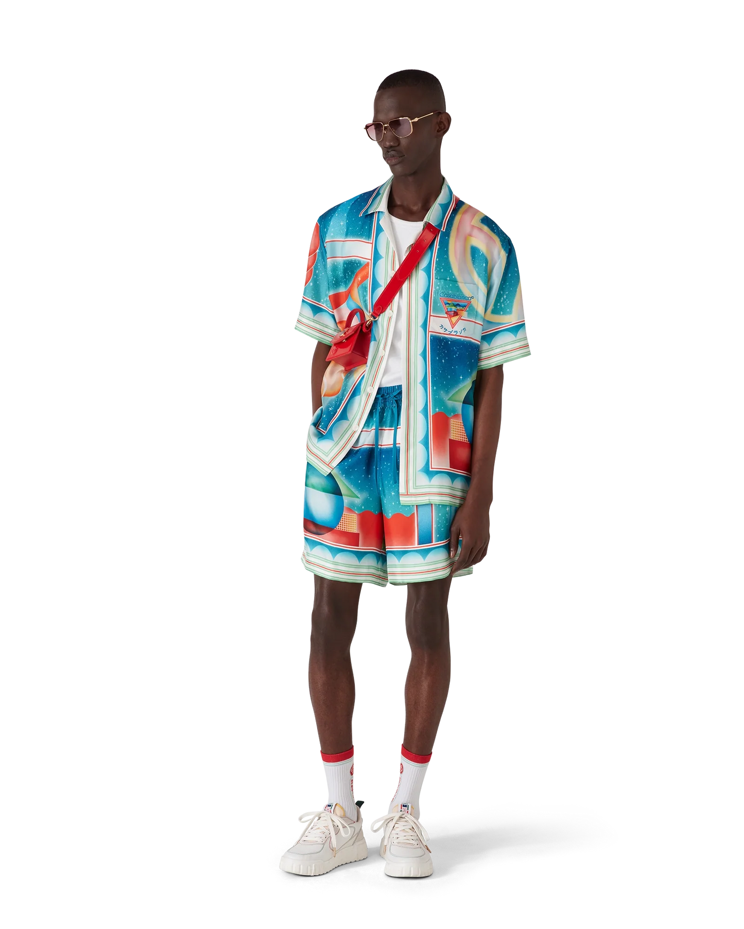 Galaxy Court Short Sleeve Silk Shirt