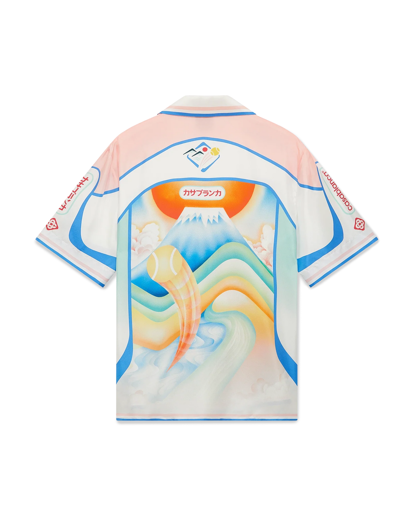 Fuji Dream Short Sleeve Silk Shirt