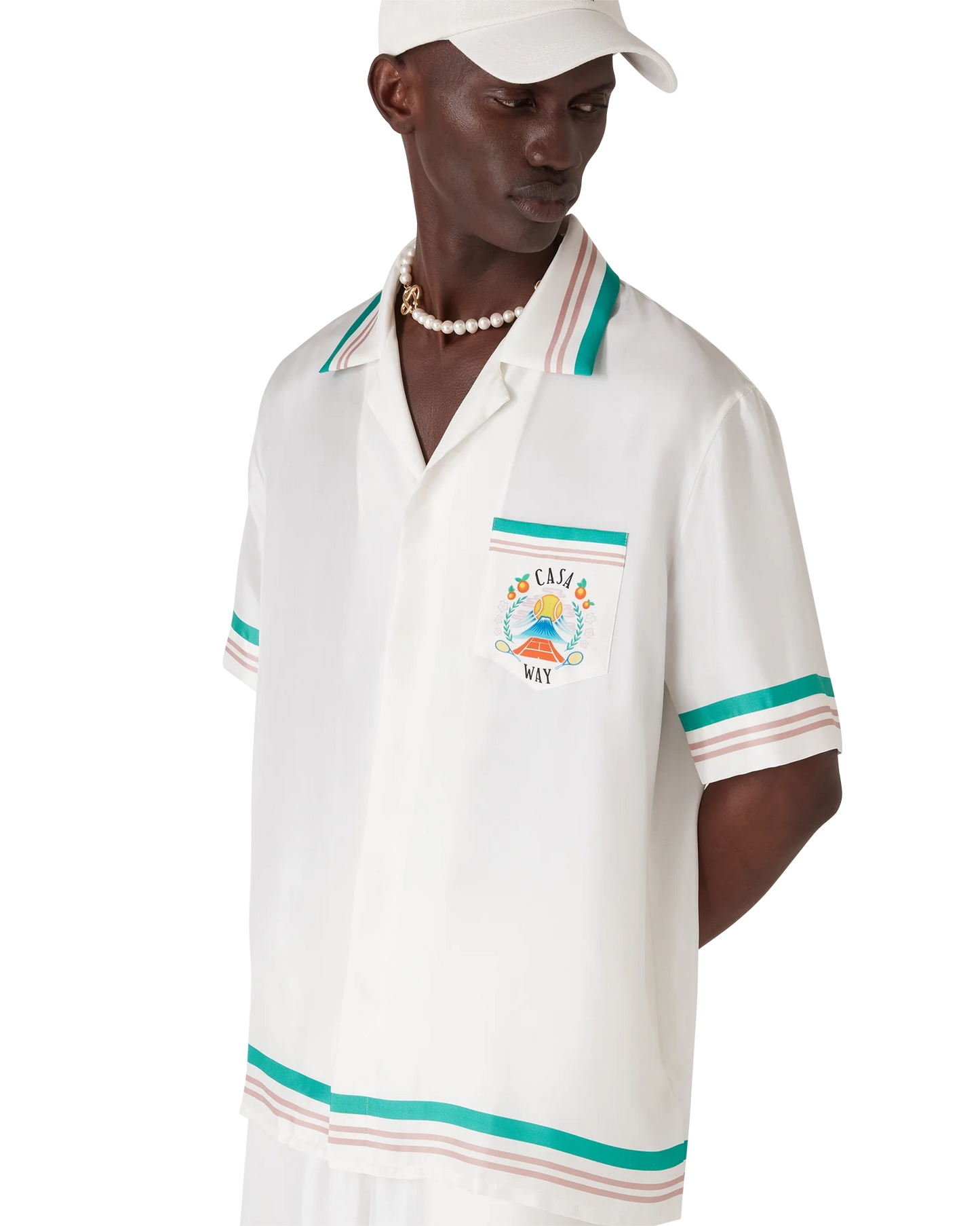 Casa Way Short Sleeve Silk Shirt