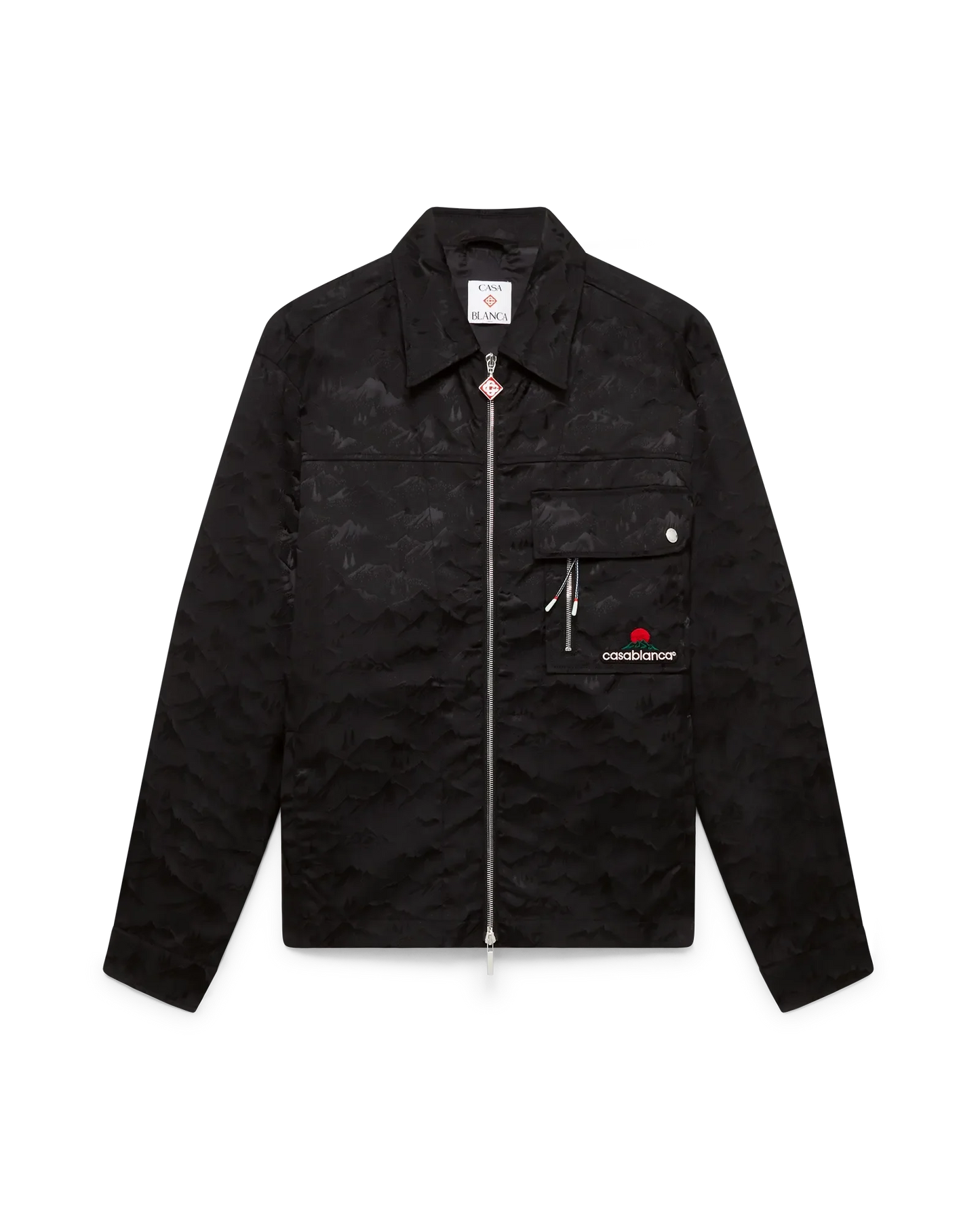 Nylon Mountain Short Sleeve Camo Zip Shirt