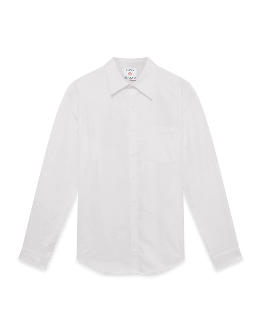 Cotton Monogram Jacquard Oxford Shirt