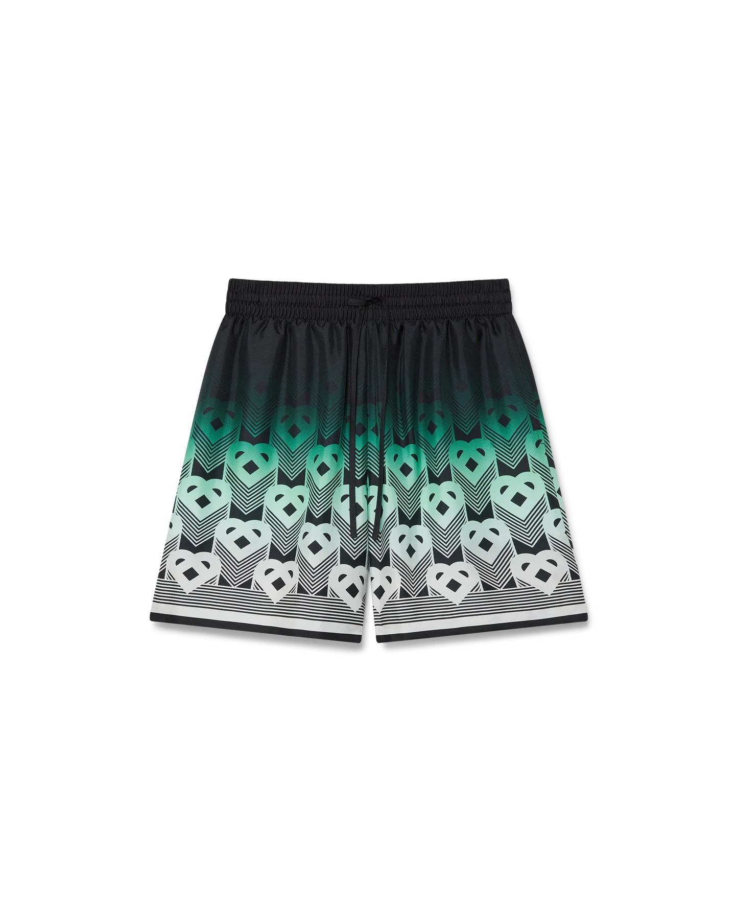 Gradient Monogram Silk Shorts
