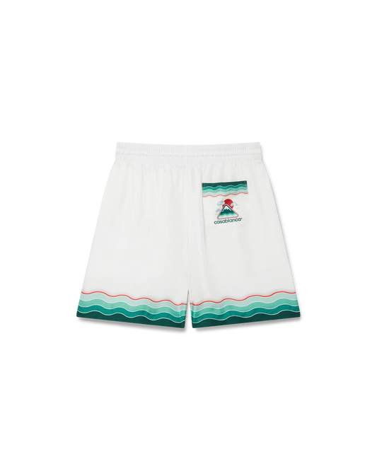Montagne Ondulee Silk Shorts