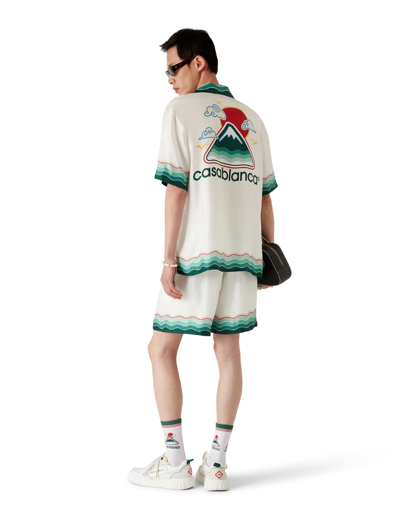 Montagne Ondulee Silk Shorts