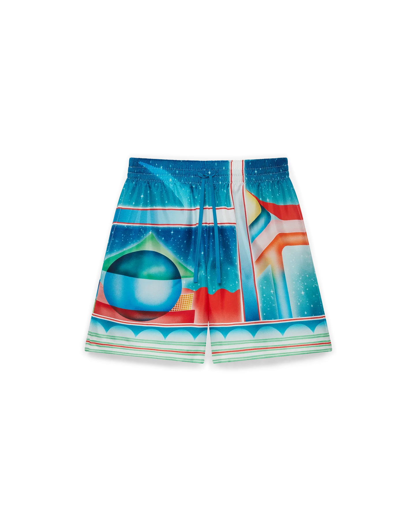 Galaxy Court Silk Shorts