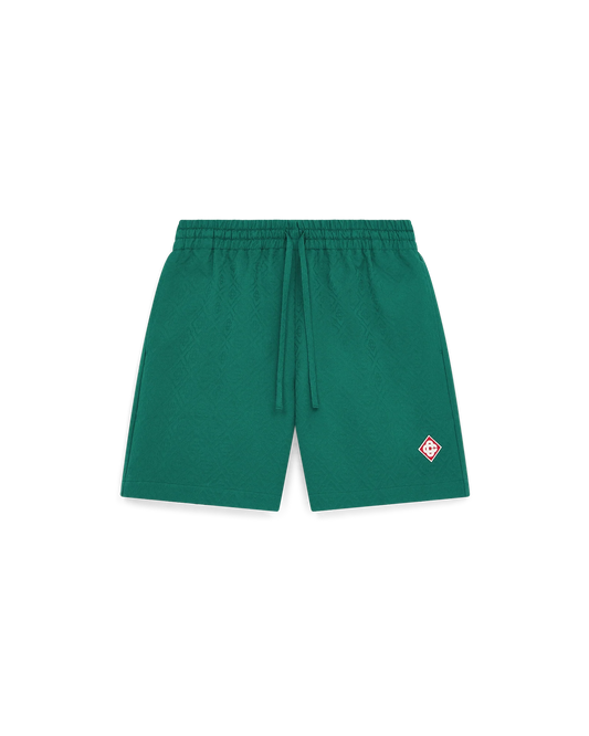 Cotton Monogram Jacquard Shorts