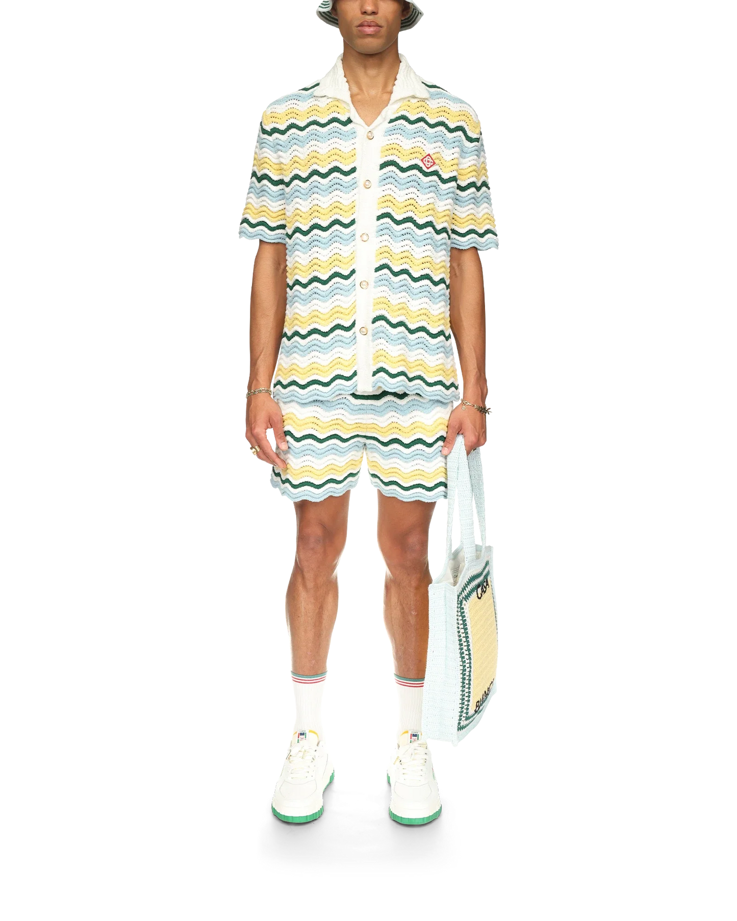 Wavy Boucle Shorts