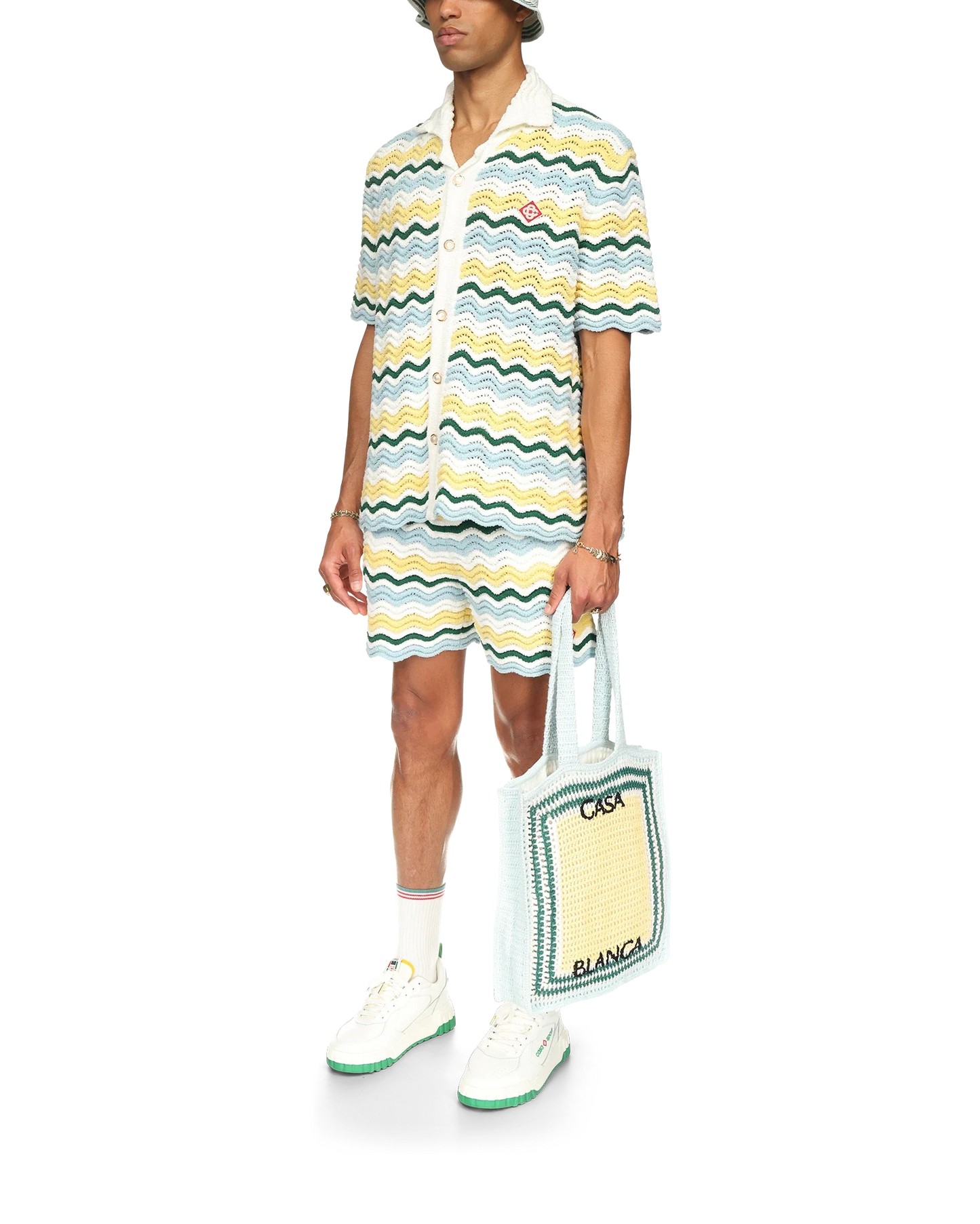 Wavy Boucle Shorts