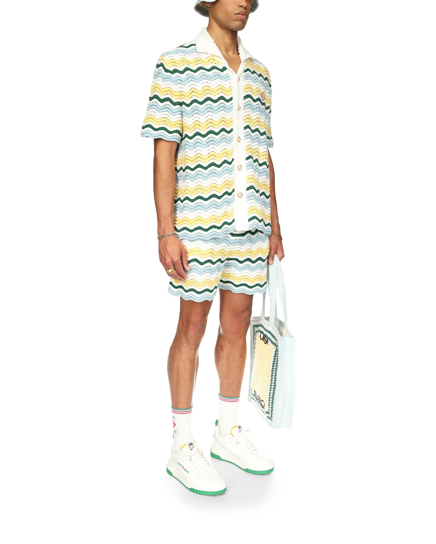 Wavy Boucle Shorts