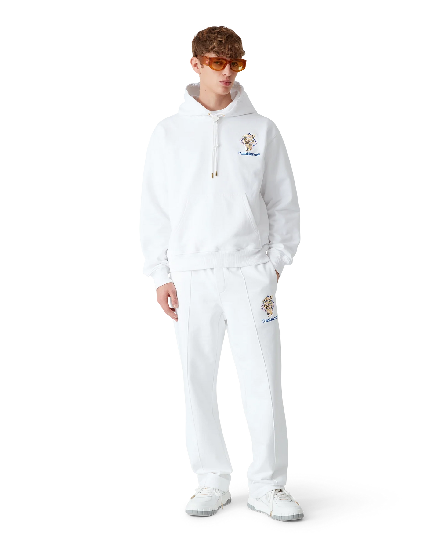 Diamond Column Hooded Sweatshirt