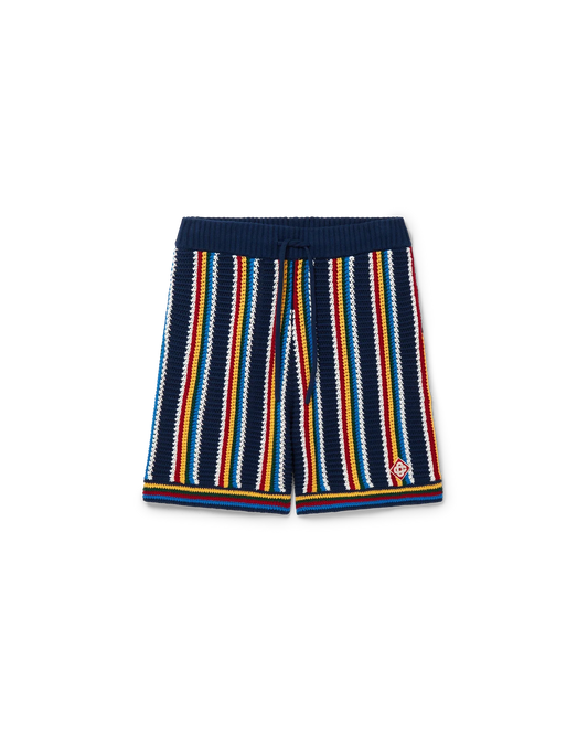 Crochet Stripe Shorts