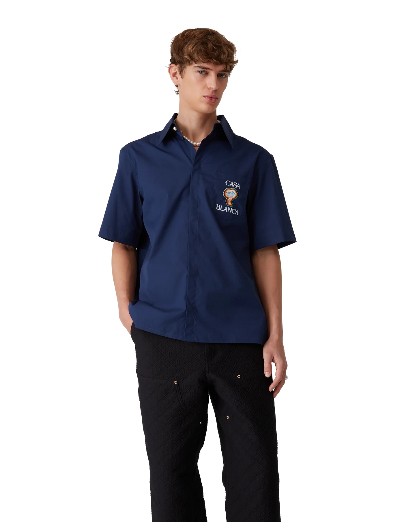 Rainbow Mushroom Short Sleeve Shirt