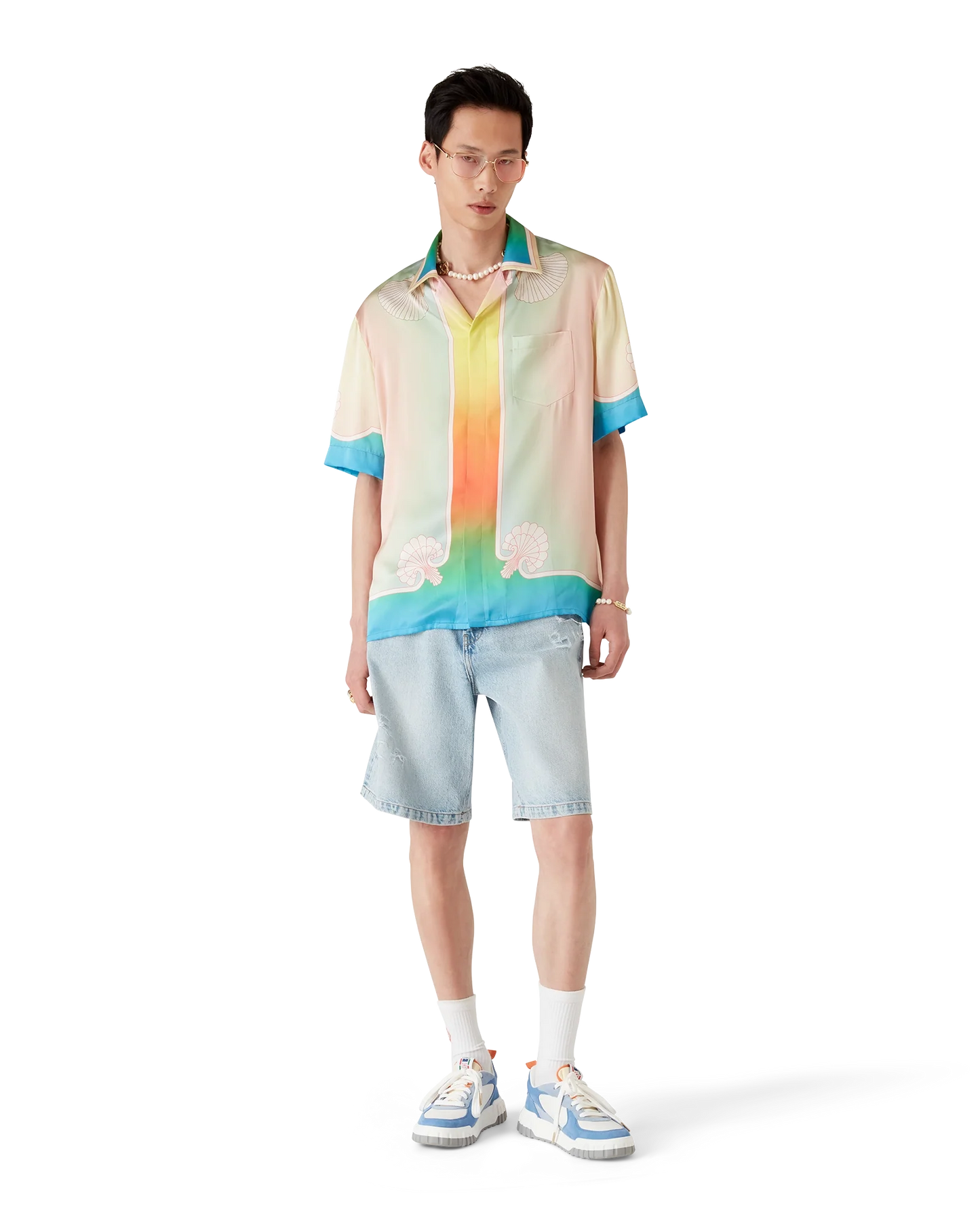 Lucid Dreams Short Sleeve Silk Shirt