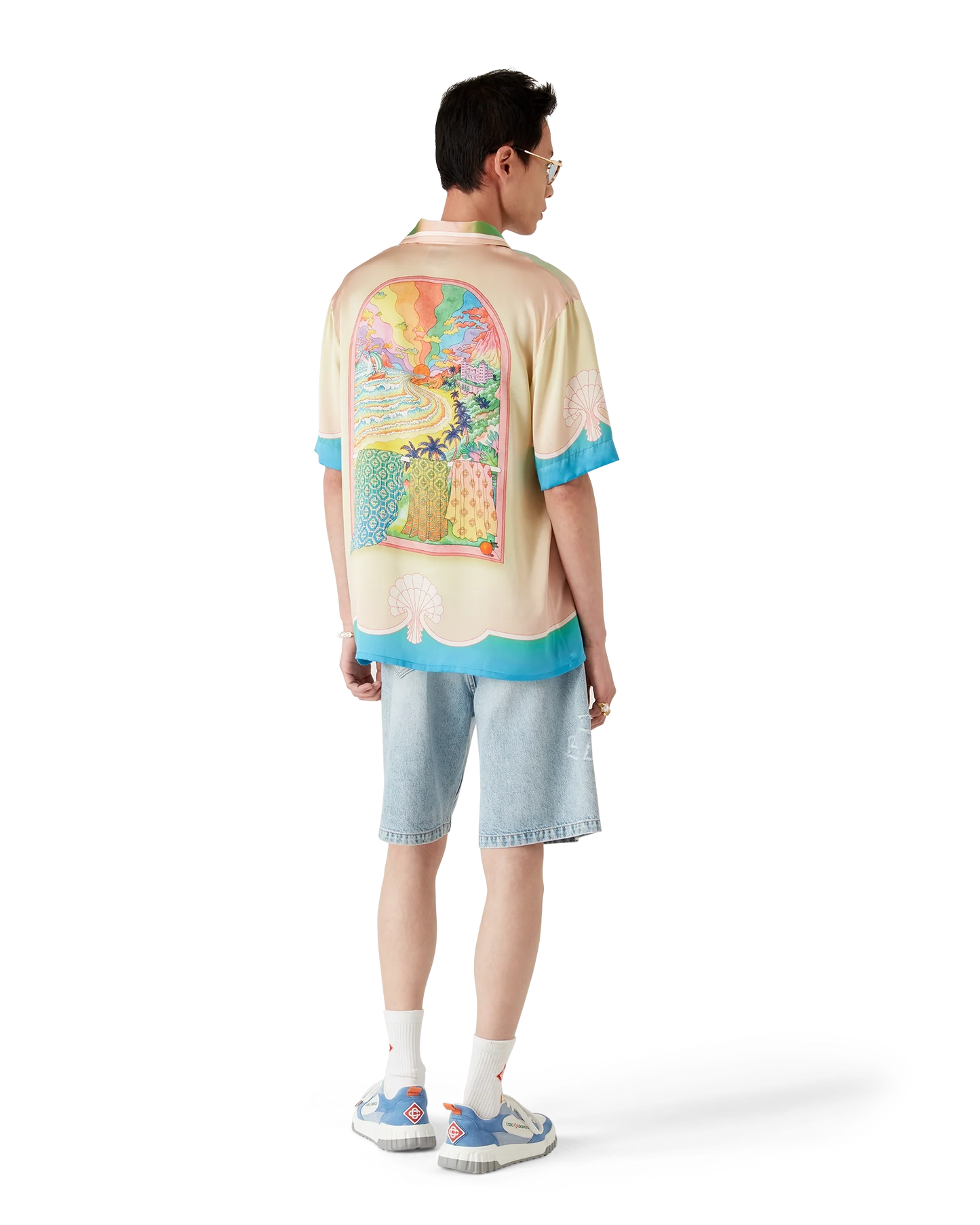 Lucid Dreams Short Sleeve Silk Shirt