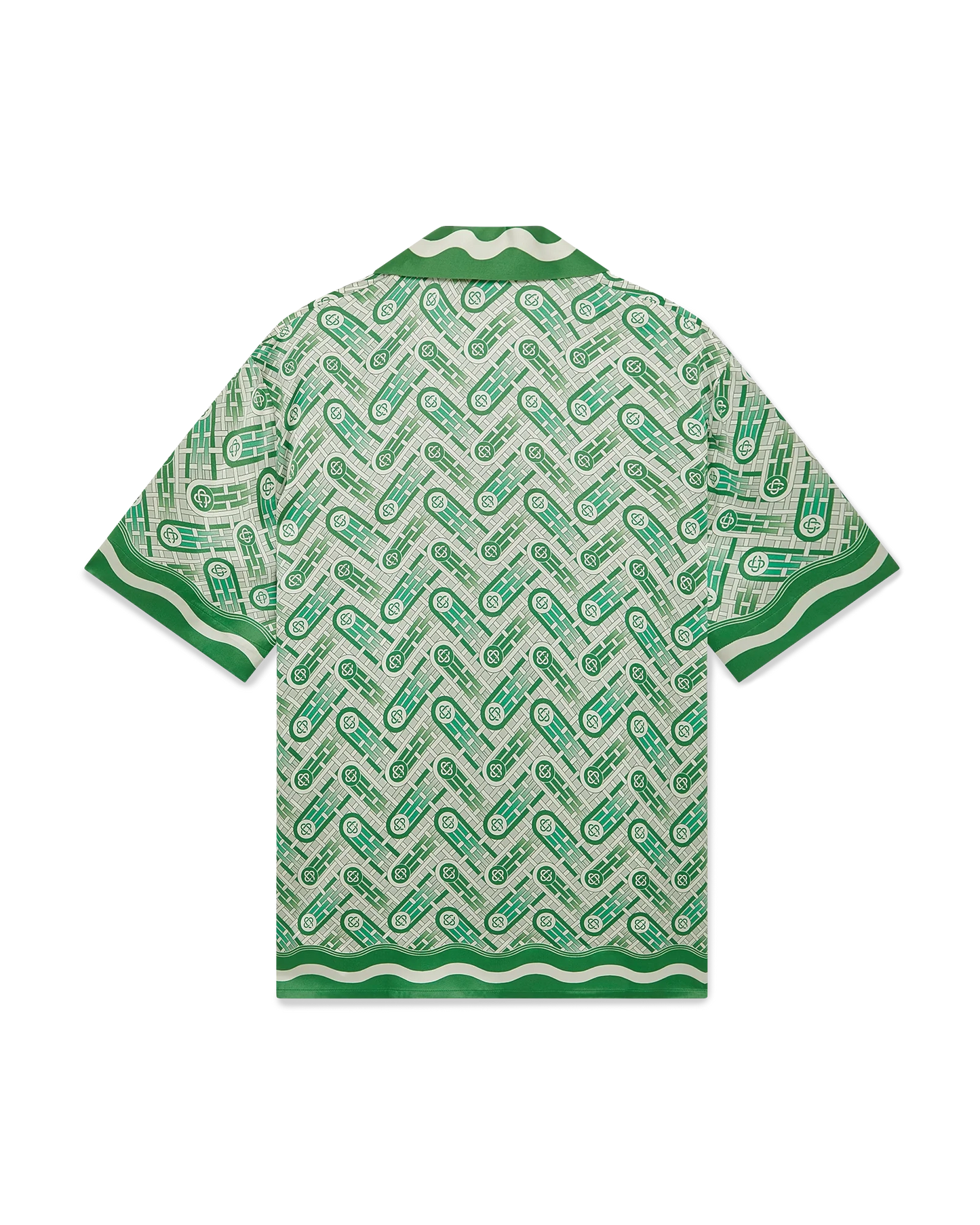 Ping Pong Short Sleeve Silk Shirt