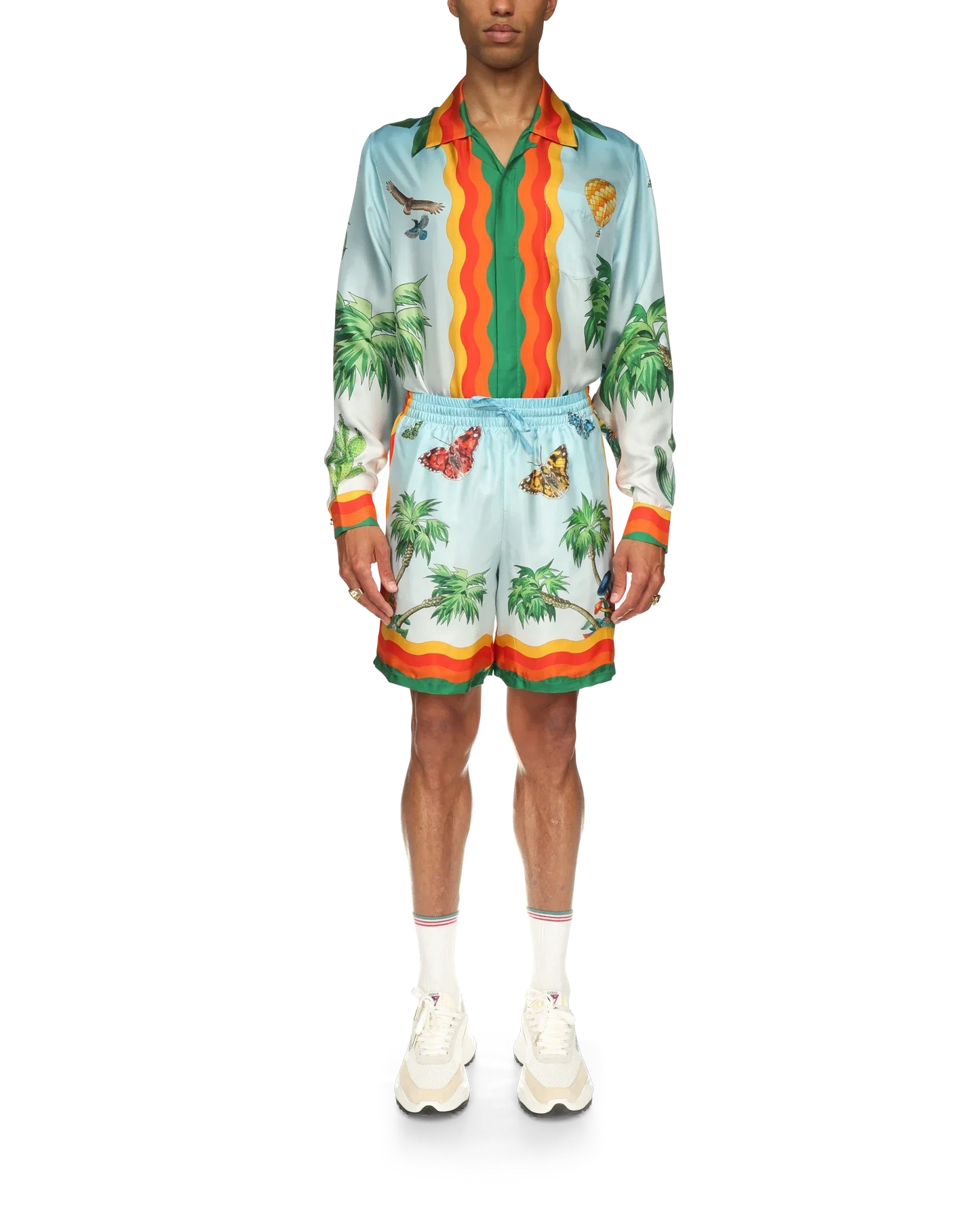Palm Springs Tennis Club Silk Shorts