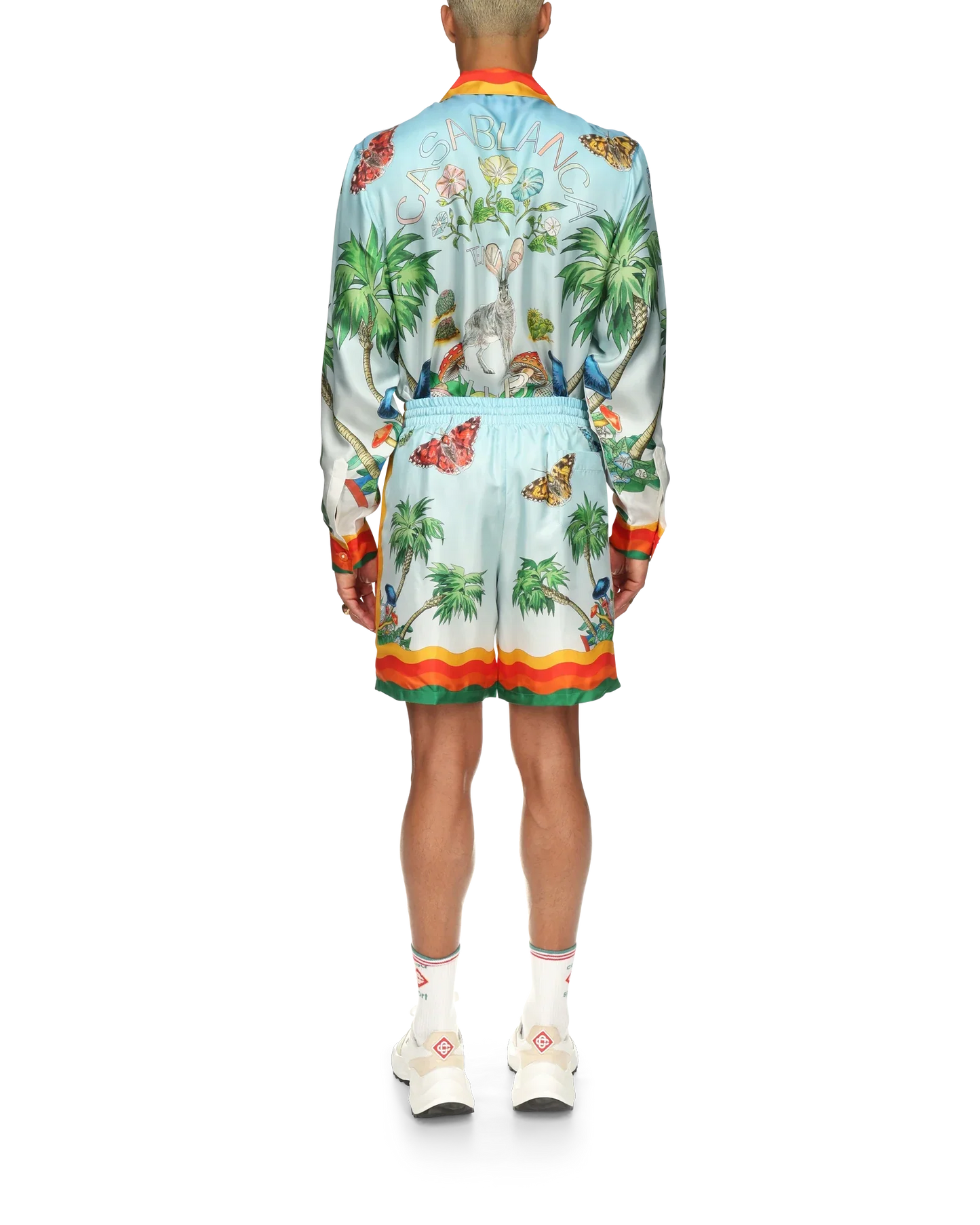 Palm Springs Tennis Club Silk Shorts