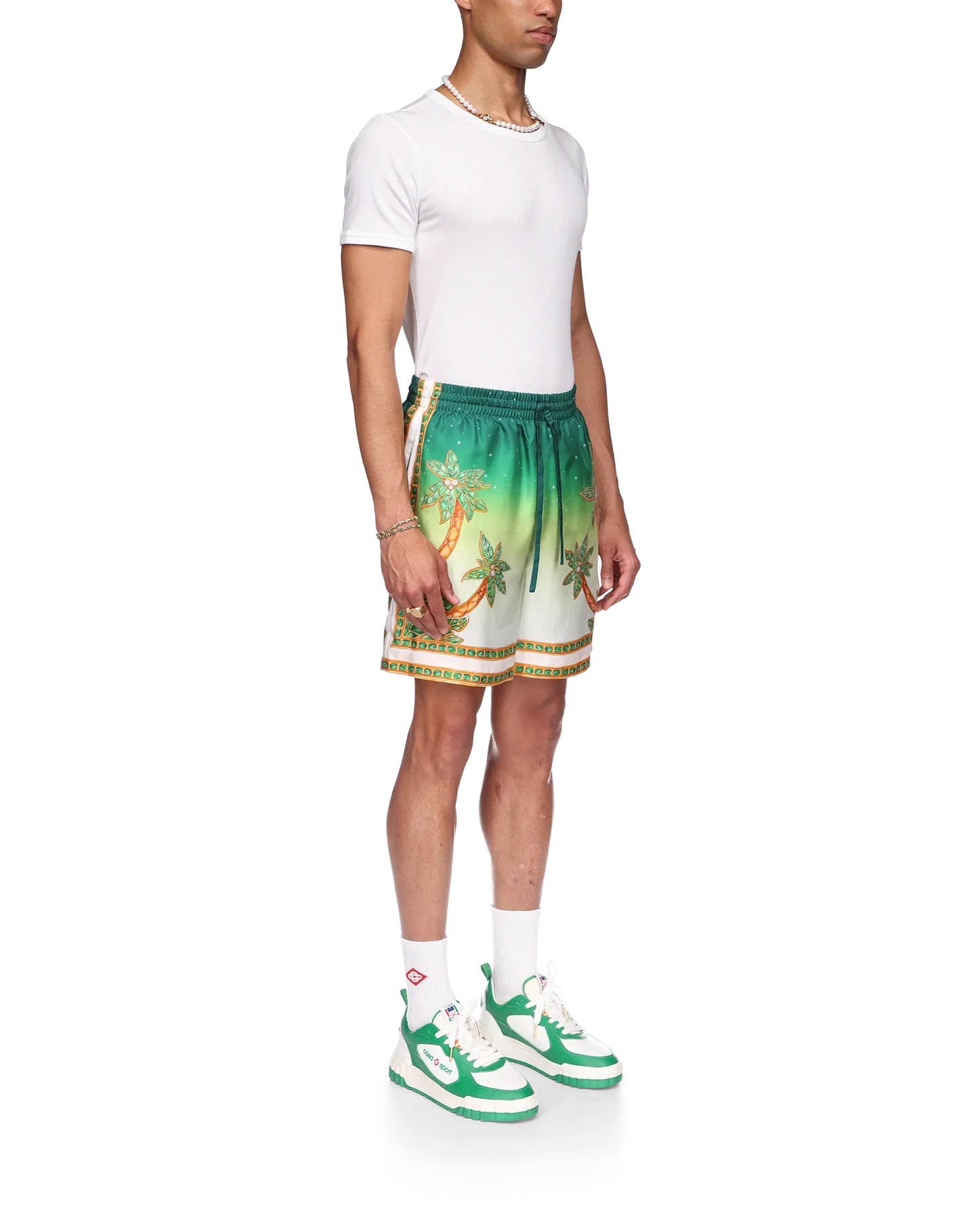Joyaux D'Afrique Silk Shorts
