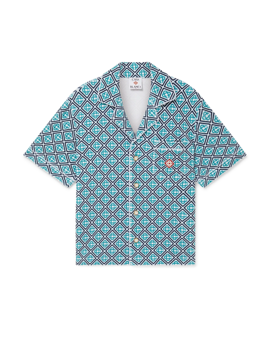 Monogram Short Sleeve Towelling Shirt