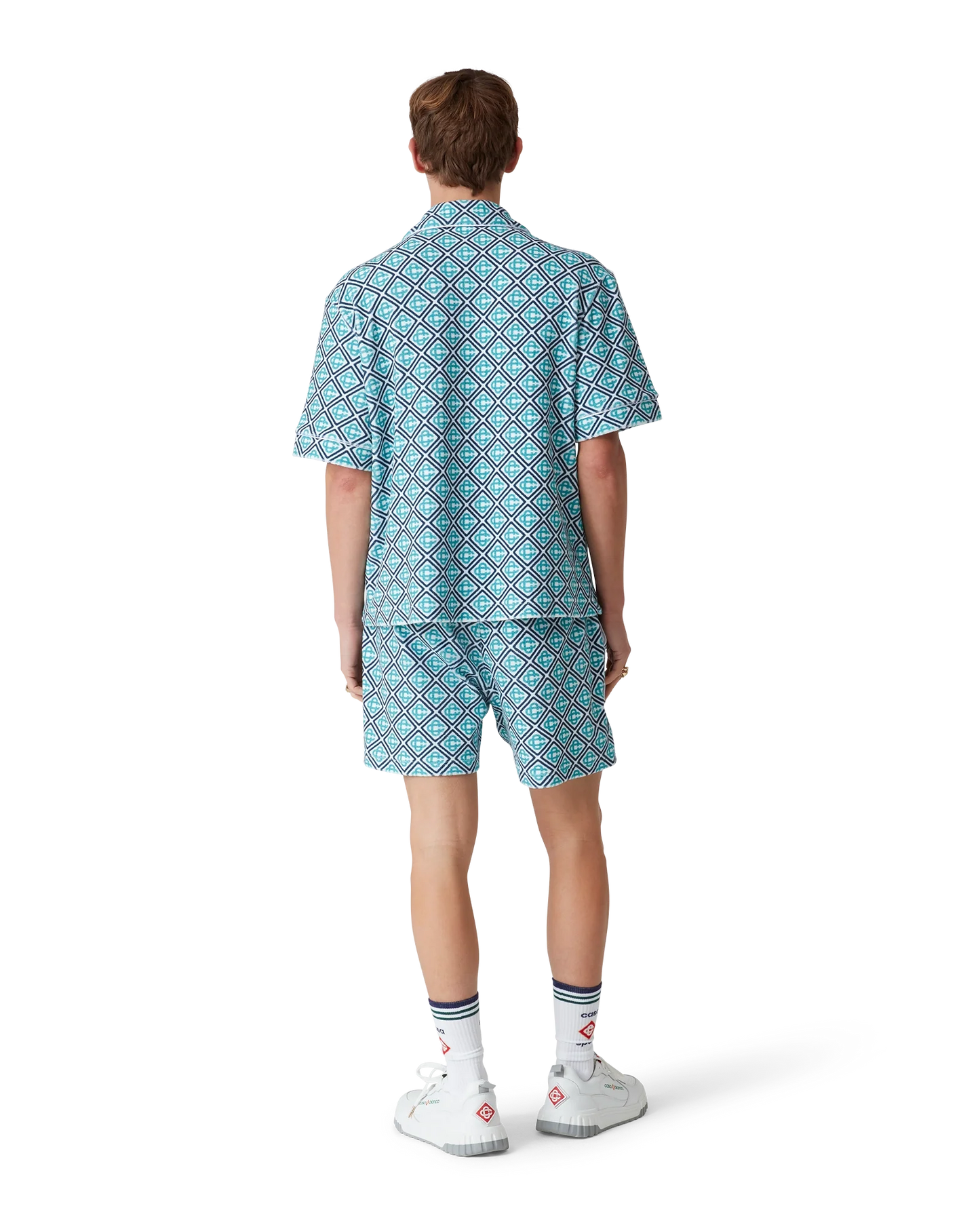 Monogram Short Sleeve Towelling Shirt