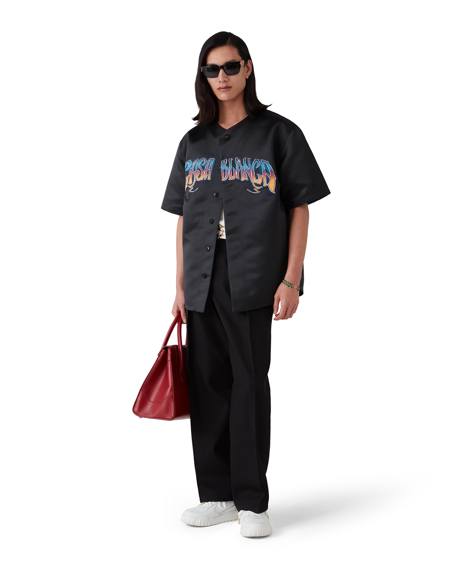 Gothic Baseball Short Sleeve Shirt