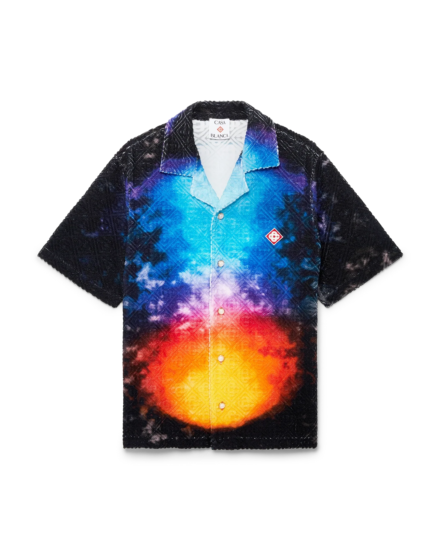 Gradient Short Sleeve Towelling Shirt