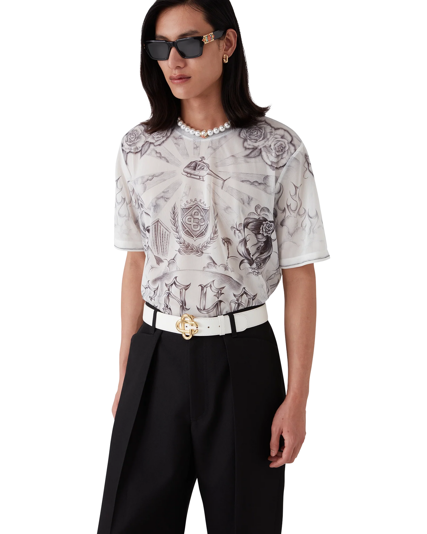 Tattoo Mesh Top