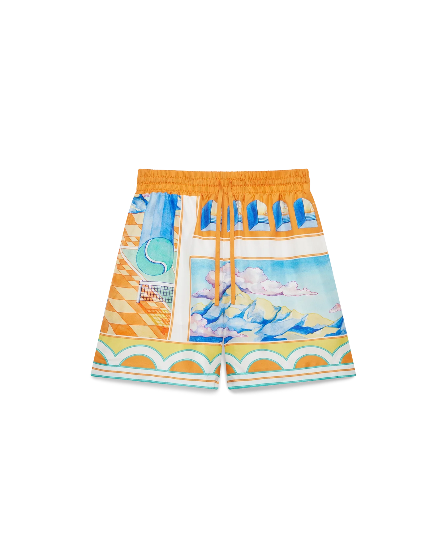 Surreal Pool Silk Shorts