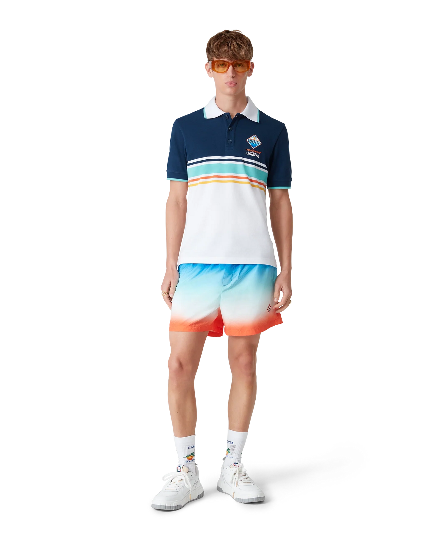 Gradient Jacquard Swim Shorts