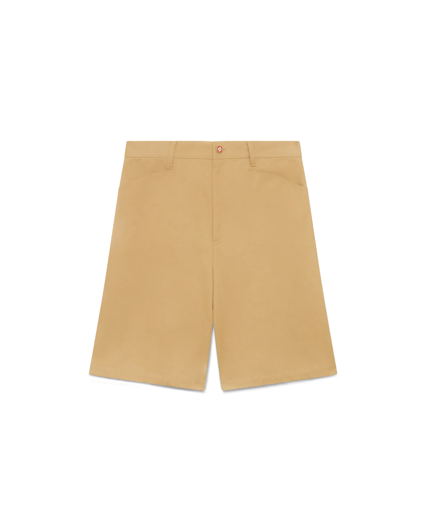 Cotton Pleated Shorts
