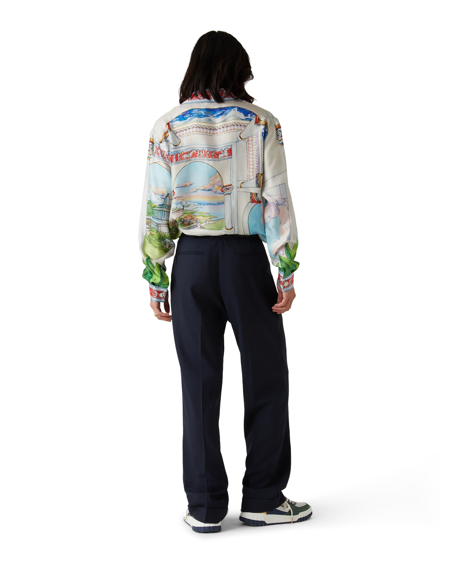 Le Passage Long Sleeve Silk Shirt