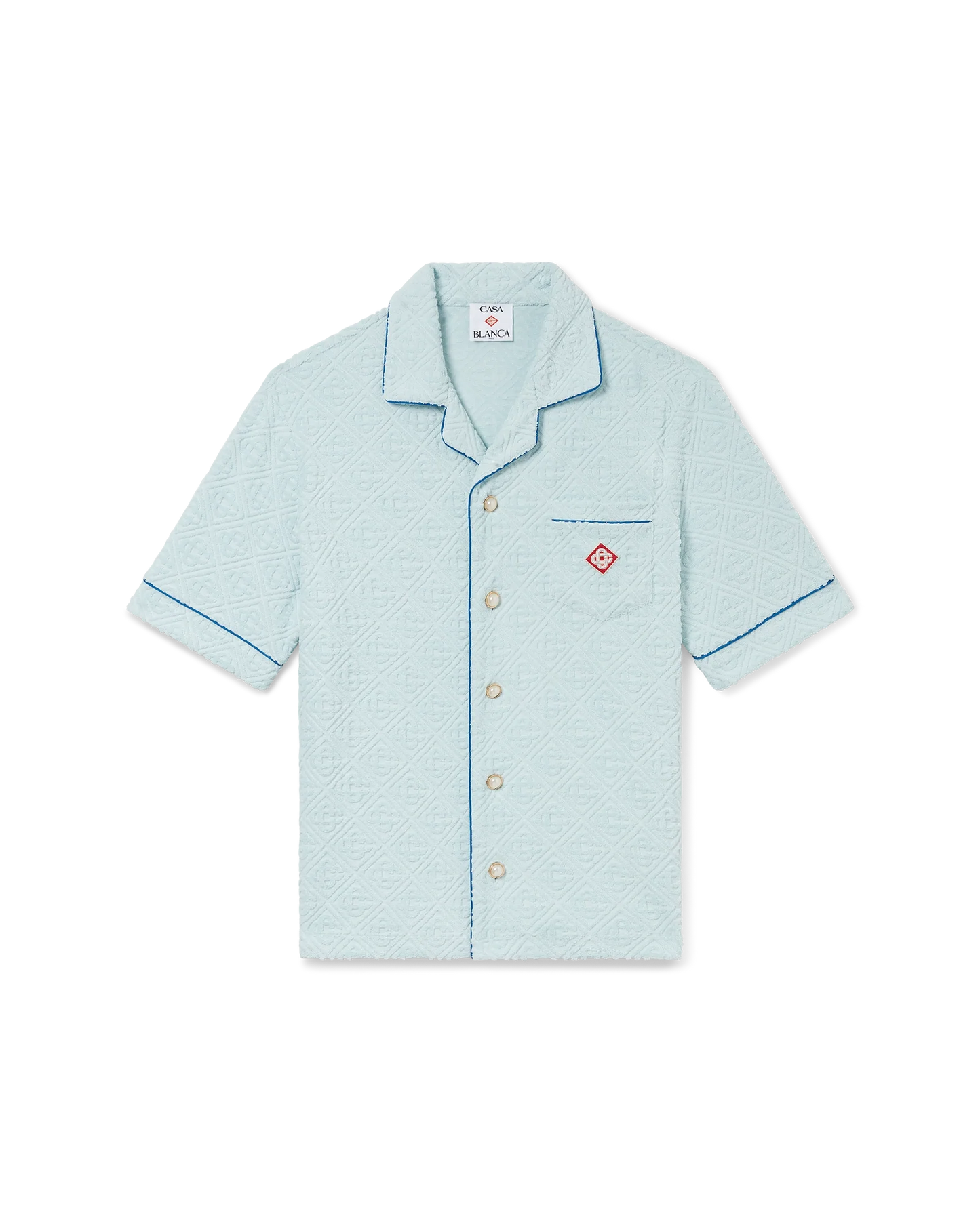 Monogram Towelling Short Sleeve Shirt