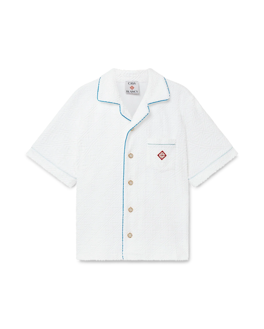 Monogram Short Sleeve Towelling Shirt