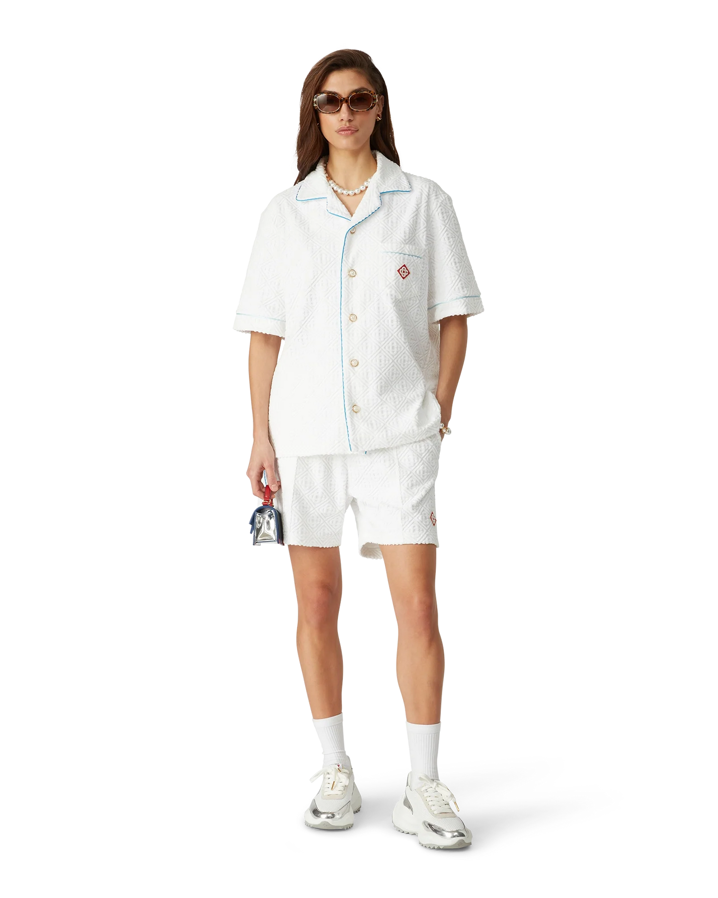 Monogram Short Sleeve Towelling Shirt