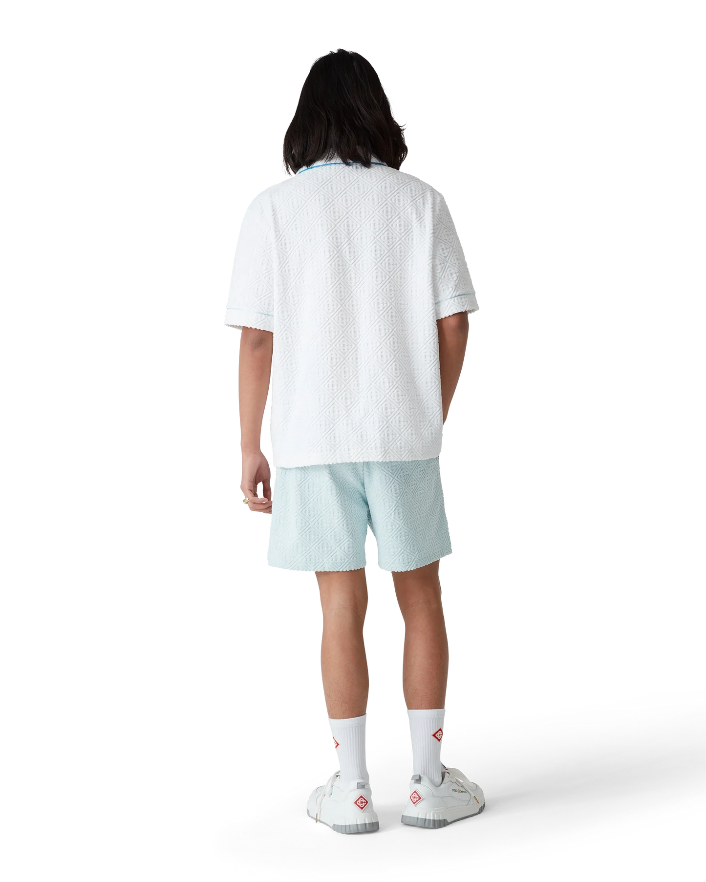 Monogram Short Sleeve Towelling Shirt