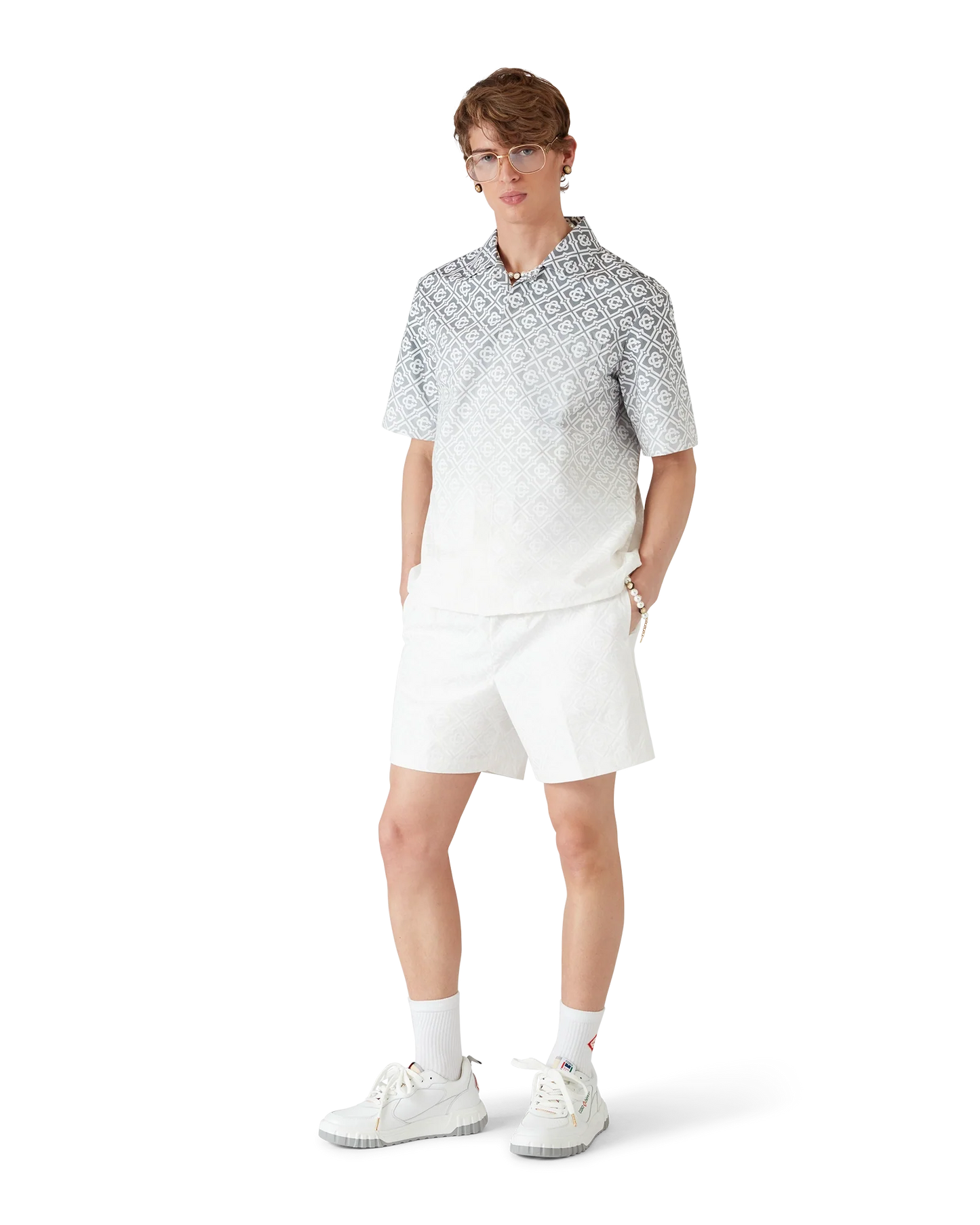 Monogram Gradient Short Sleeve Shirt
