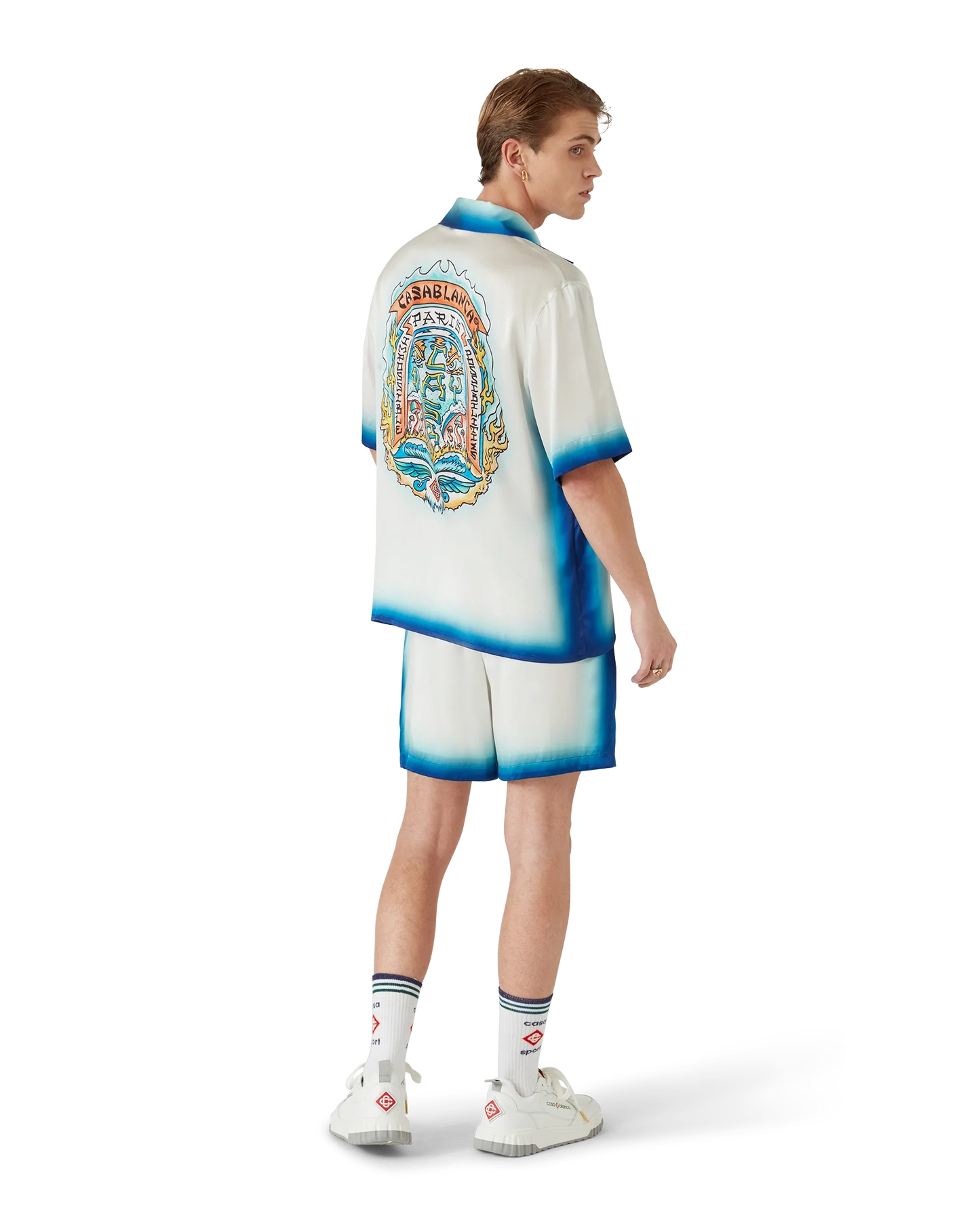 Casa Way Skate Short Sleeve Silk Shirt