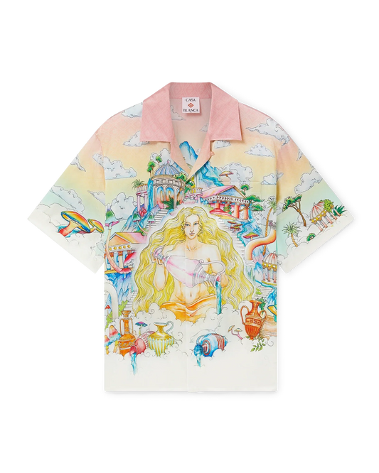 The Road To Knowledge Short Sleeve Silk Shirt