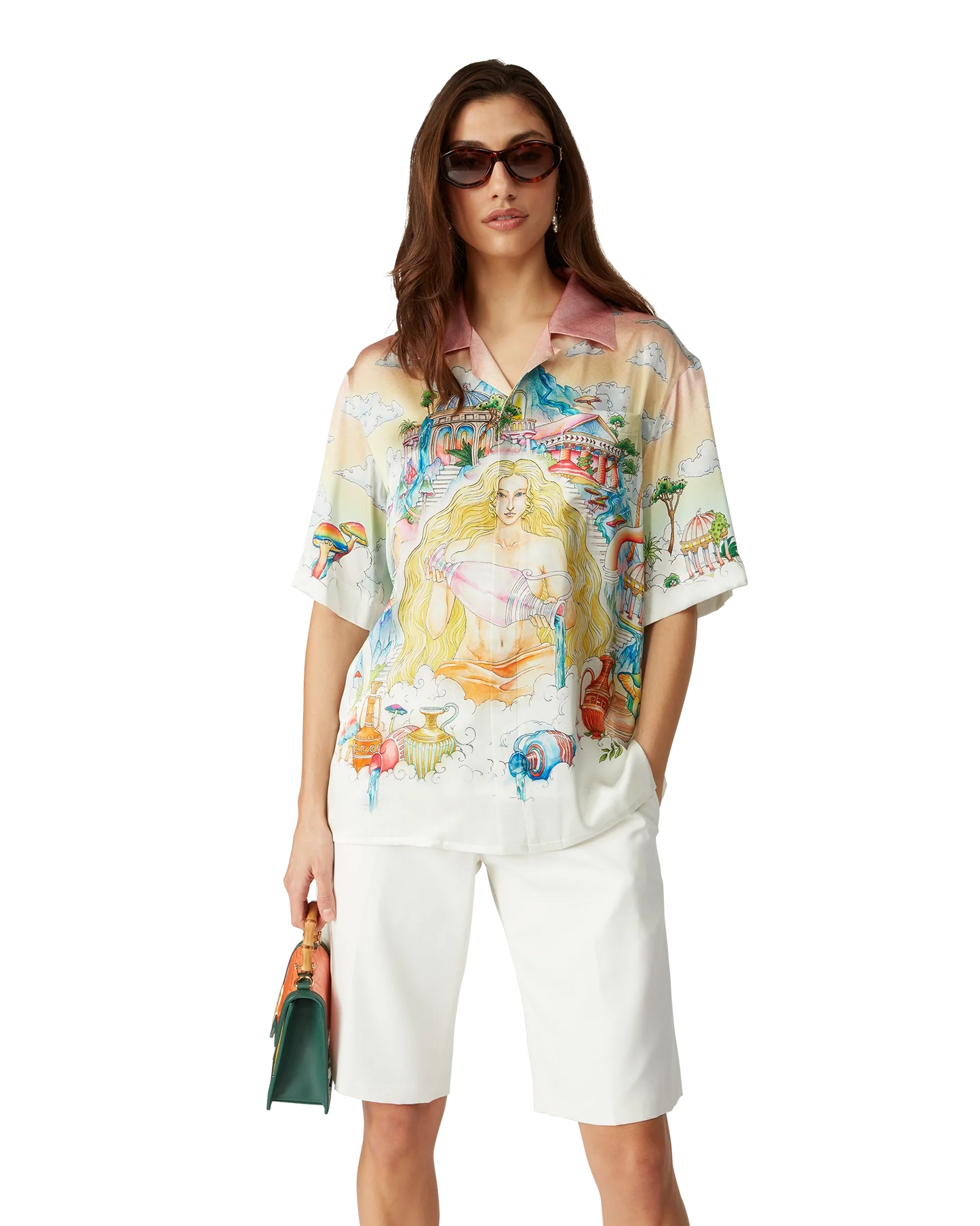 The Road To Knowledge Short Sleeve Silk Shirt