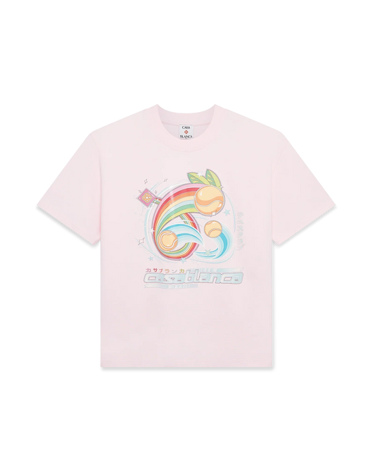 Manga Tennisball Kurzarm-T-Shirt
