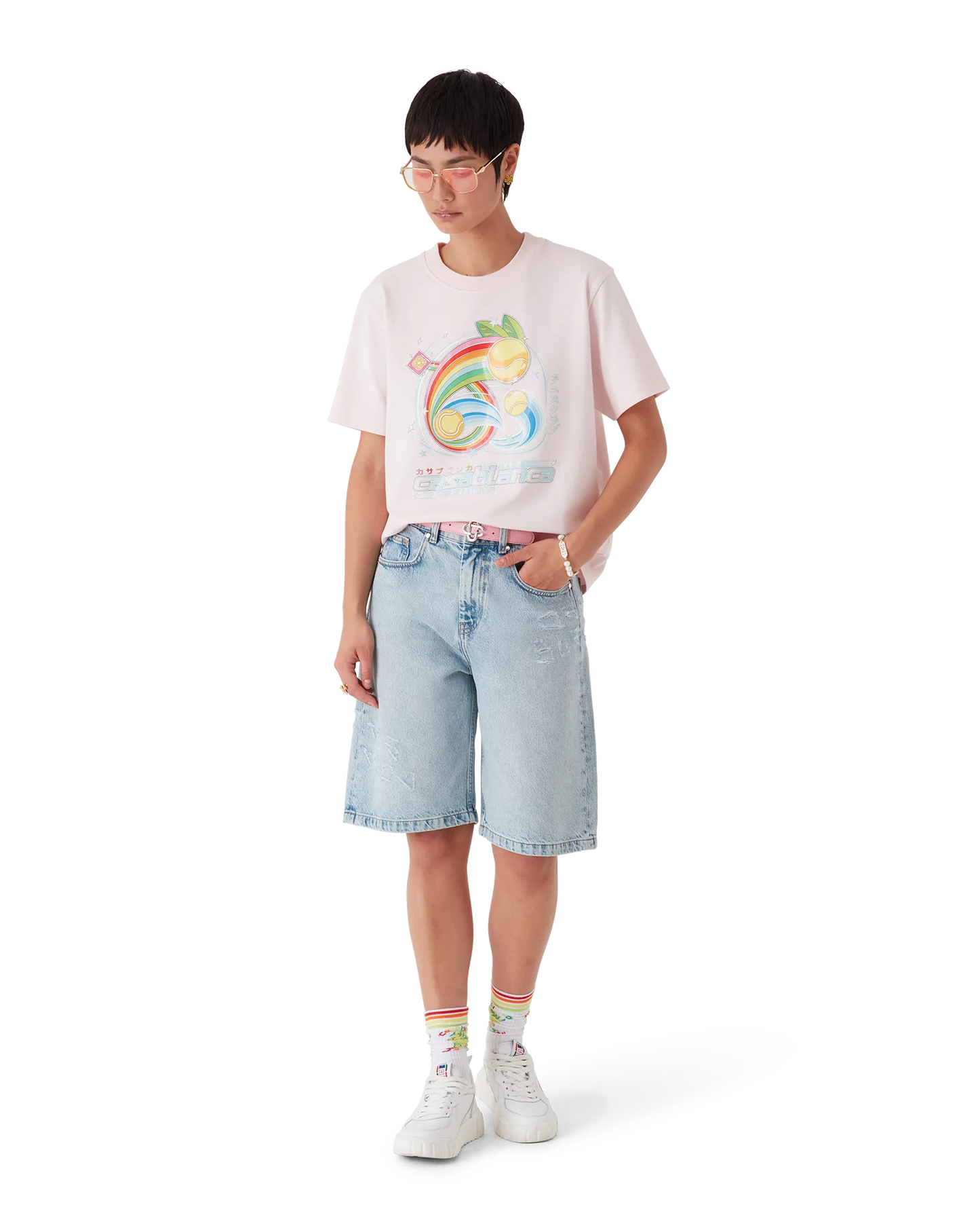 Manga Tennisball Kurzarm-T-Shirt