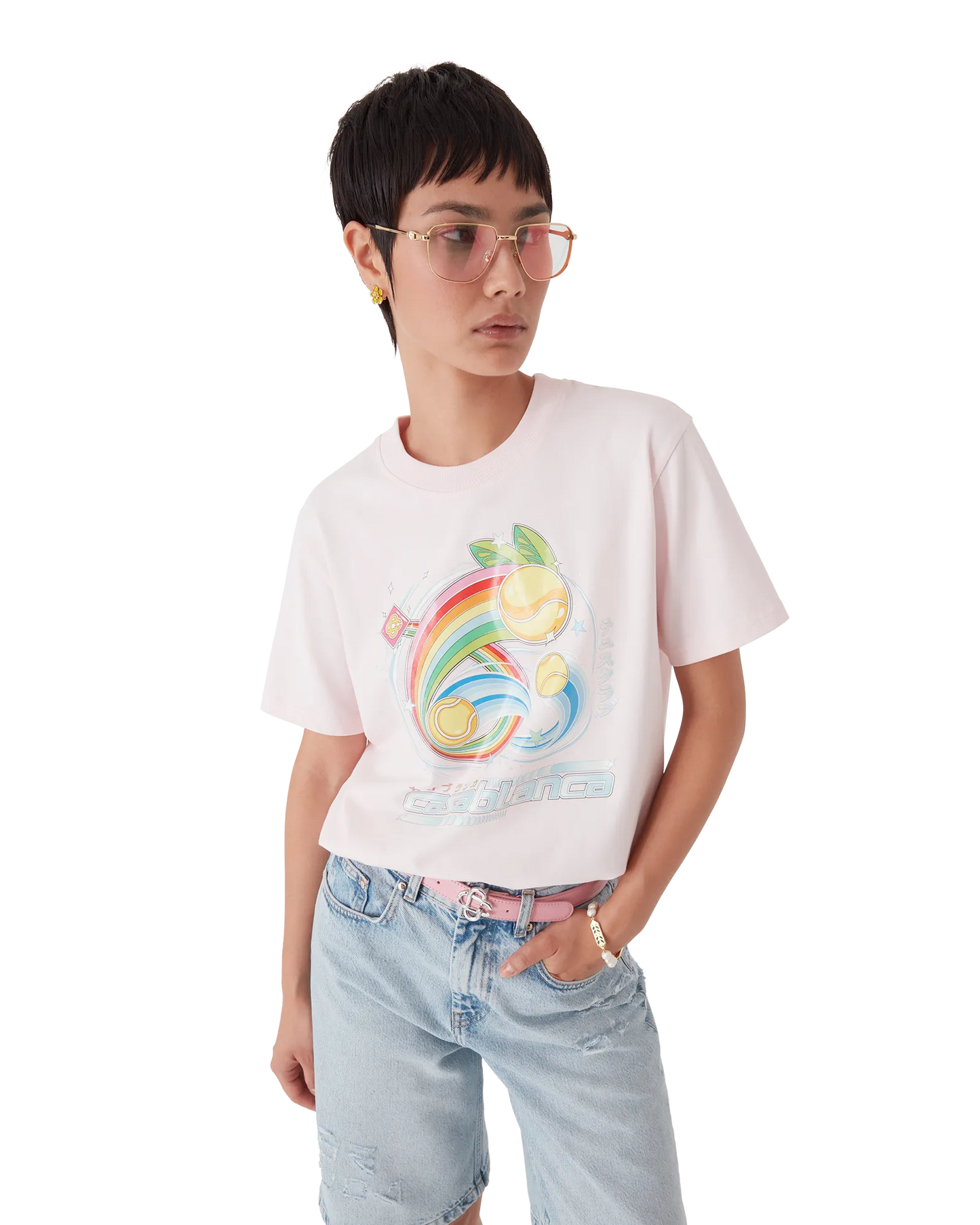 Manga Tennisball Kurzarm-T-Shirt