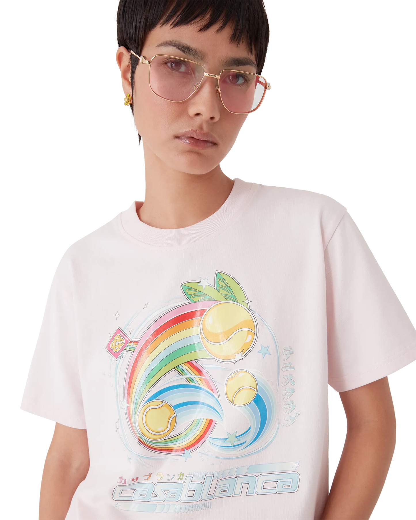 Manga Tennisball Kurzarm-T-Shirt