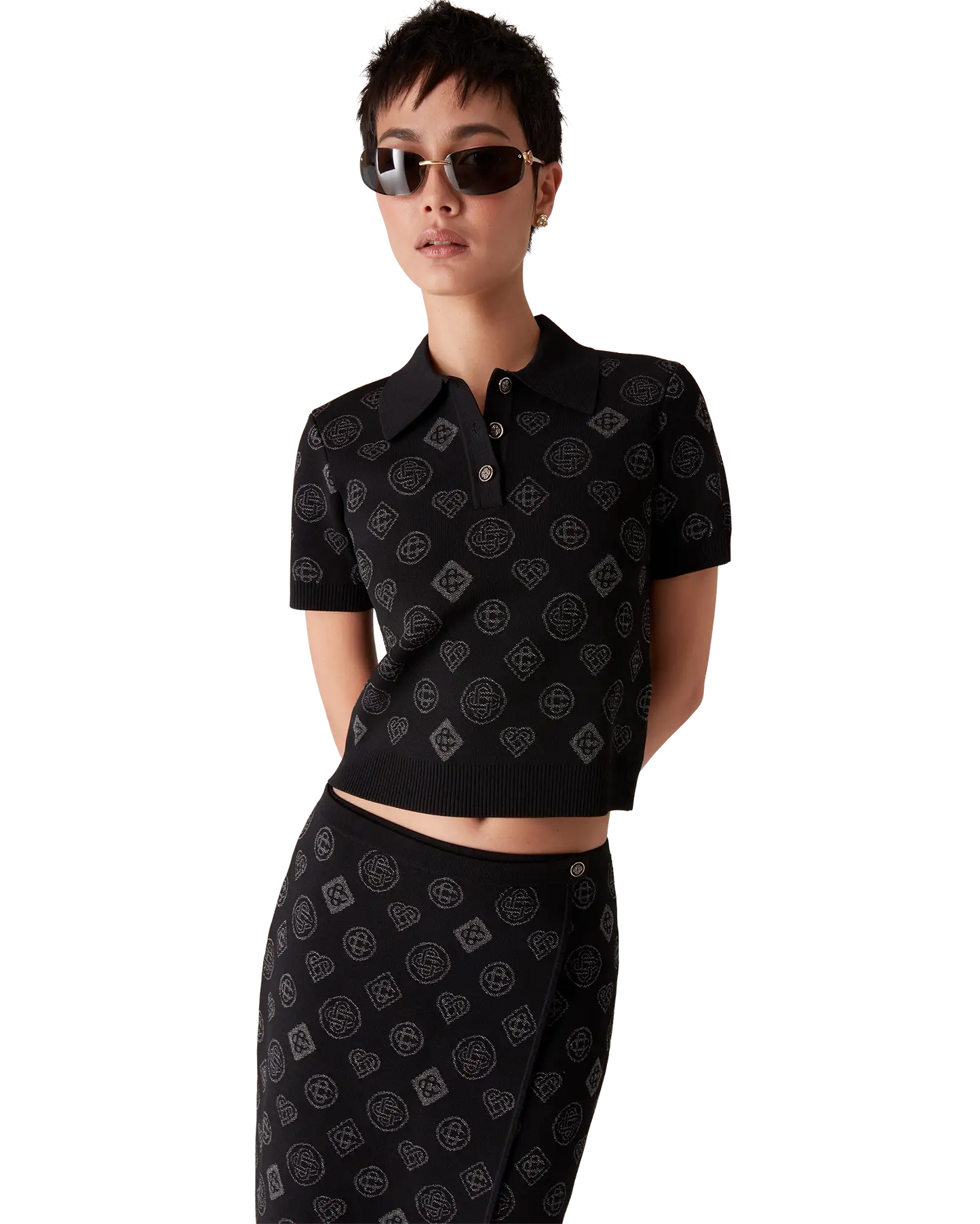 Monogram Jacquard Polo