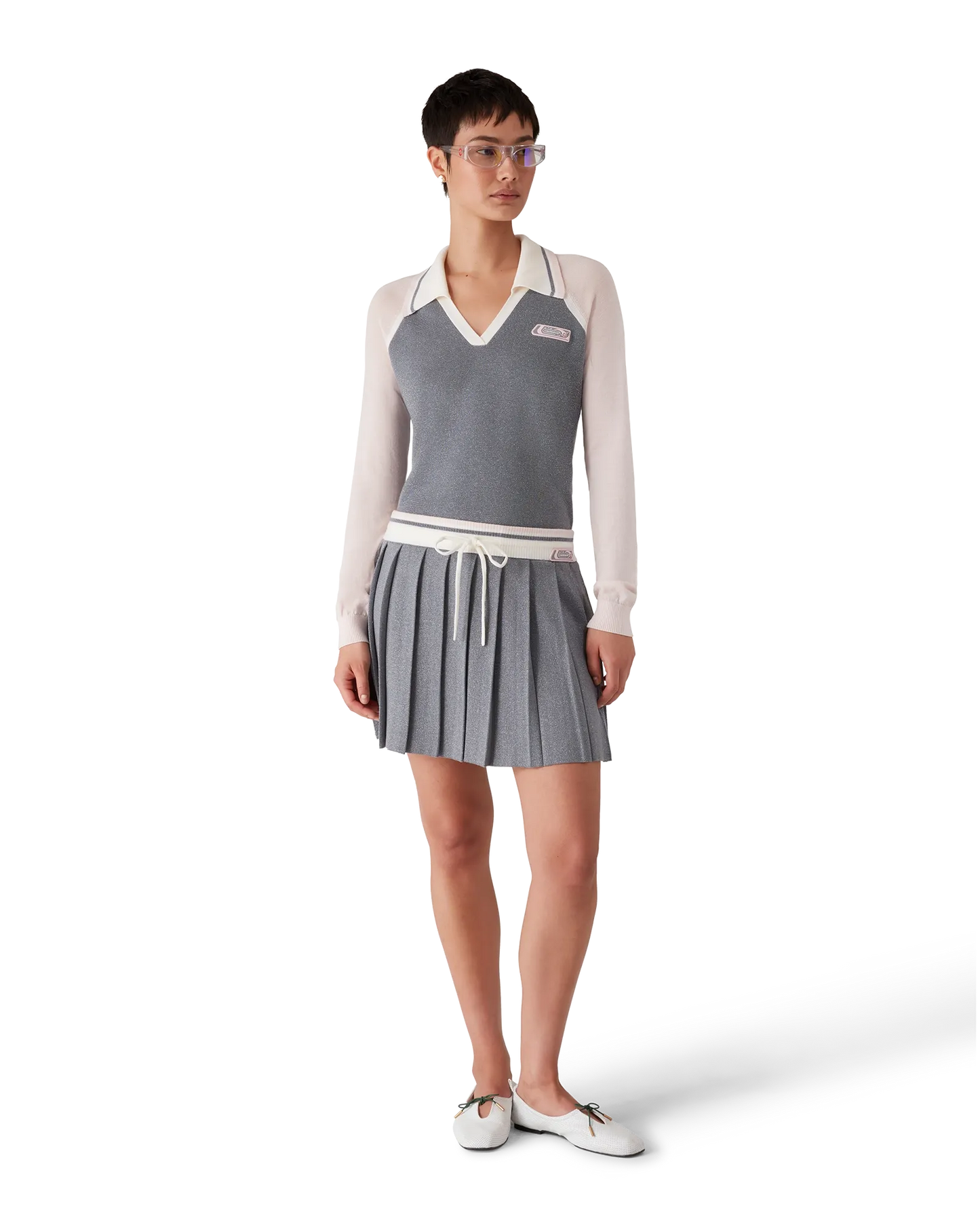 Merino Tennis Long Sleeve Polo