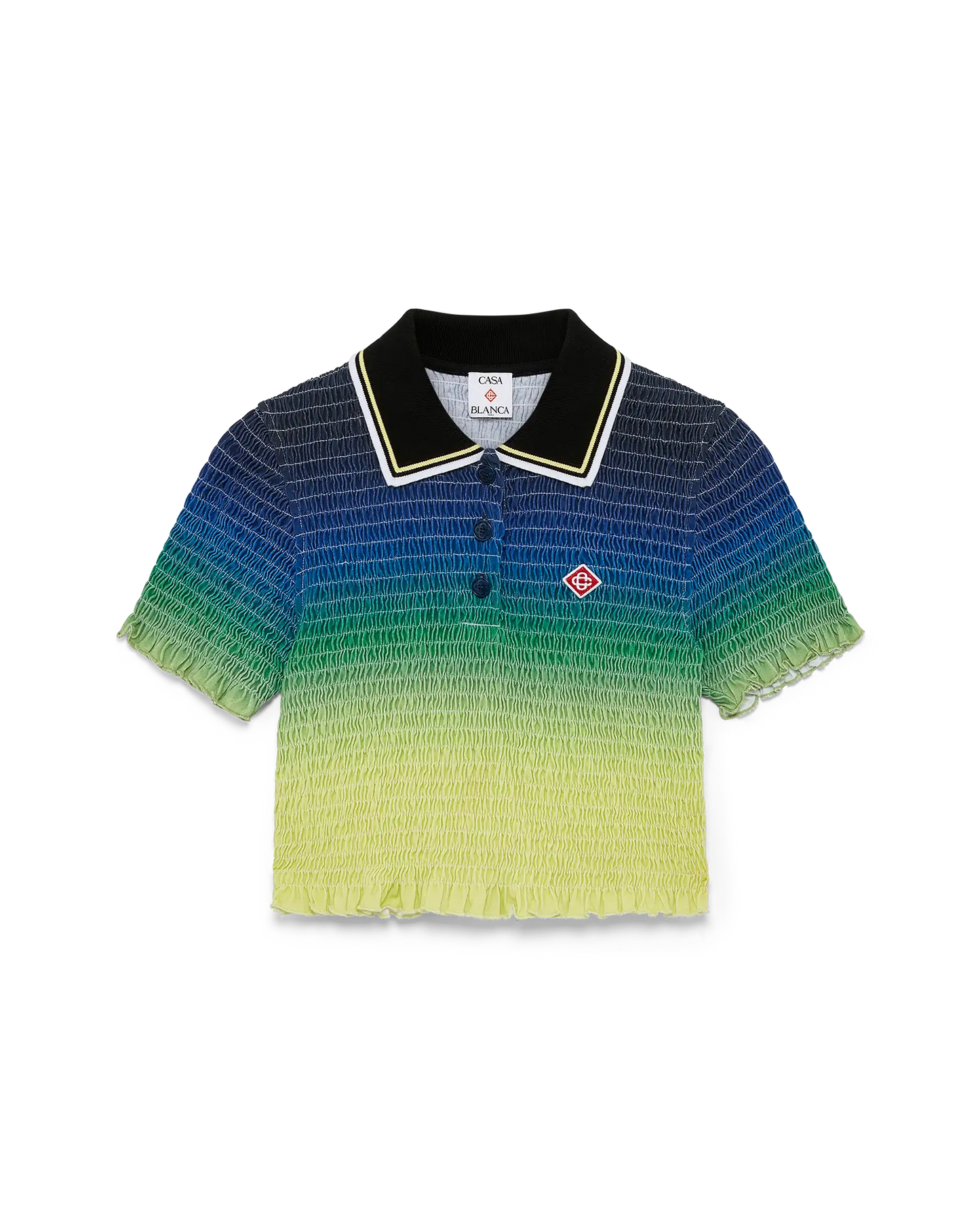 Gradient Short Sleeve Polo Shirt