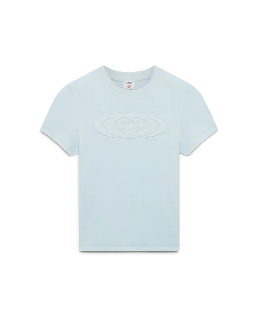 Damen-Velours-T-Shirt mit kurzen Ärmeln