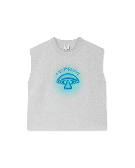 Airbrush Pilz Ärmelloses T-Shirt