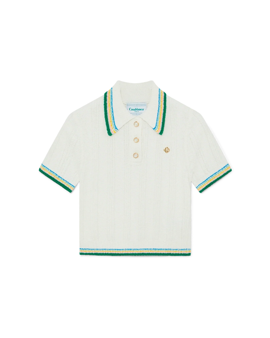 Rib Boucle Polo Shirt